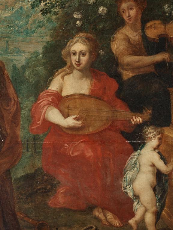 Hendrick van Balen och Jan Brueghel den äldre, tillskriven. Minerva besöker de nio muserna.