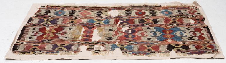 An Antique Mut kilim, central Anatolia, c. 166 x 100 cm .