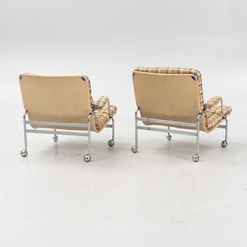 Bruno Mathsson, a pair of 'Karin' armchairs, Dux.