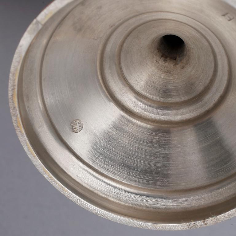 PARTI SILVER, 3 delar, Ryssland/Danmark, omkr sekelskiftet 1900. Vikt 238 gram.