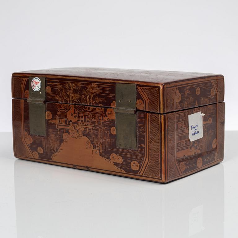 A Chinese box, early 1900.