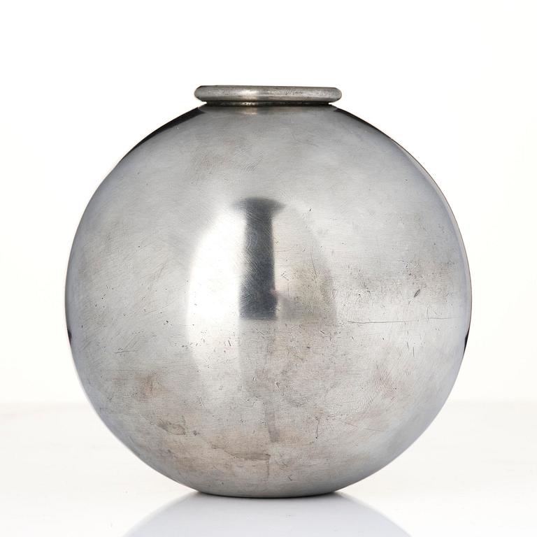 Nils Fougstedt, a pewter vase model A 1477, Firma Svenskt Tenn, Stockholm, 1932.
