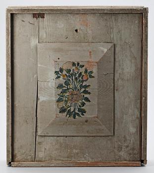 LJUSLÅDA, allmoge. Daterad 1825.