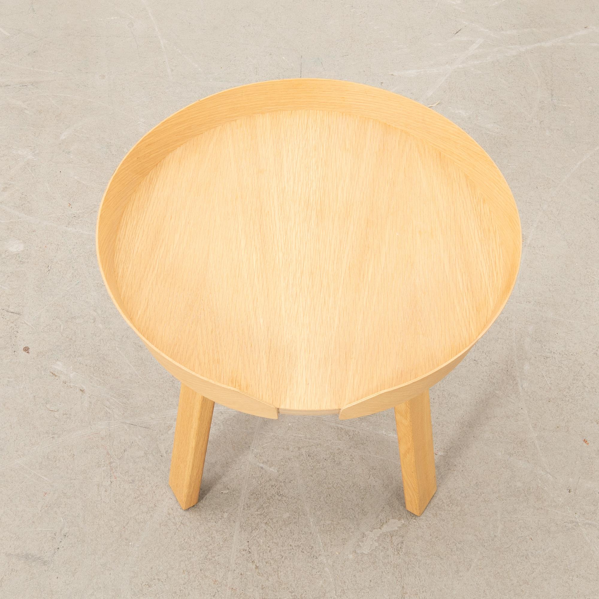 Thomas Bentzen Sofa Table/Side Table "Around" for Muuto 2000s.