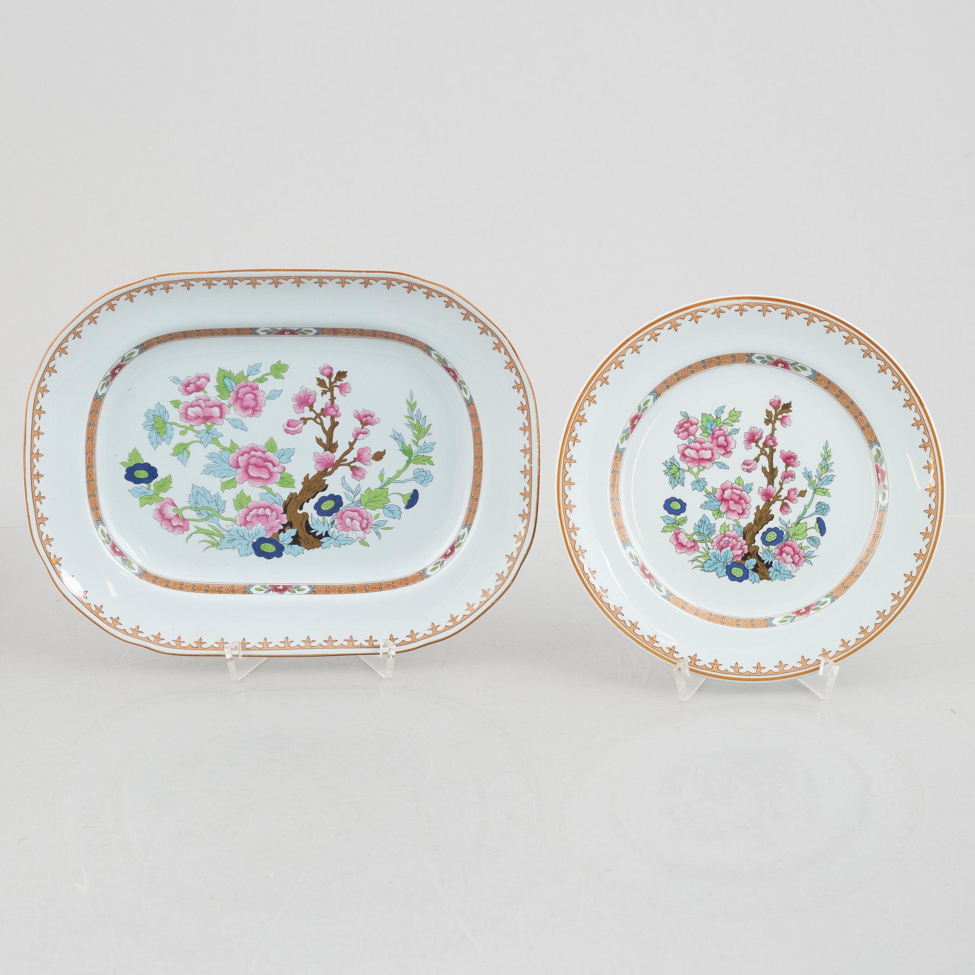 Dinner service, 148 pieces, stoneware, "Lotus", Rörstrand, second half of the 20th century.