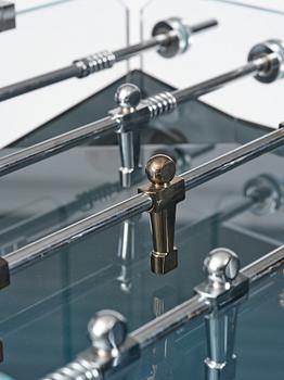 Adriano Design, foosball table, "Cristallino Classic", Teckell, Italy.