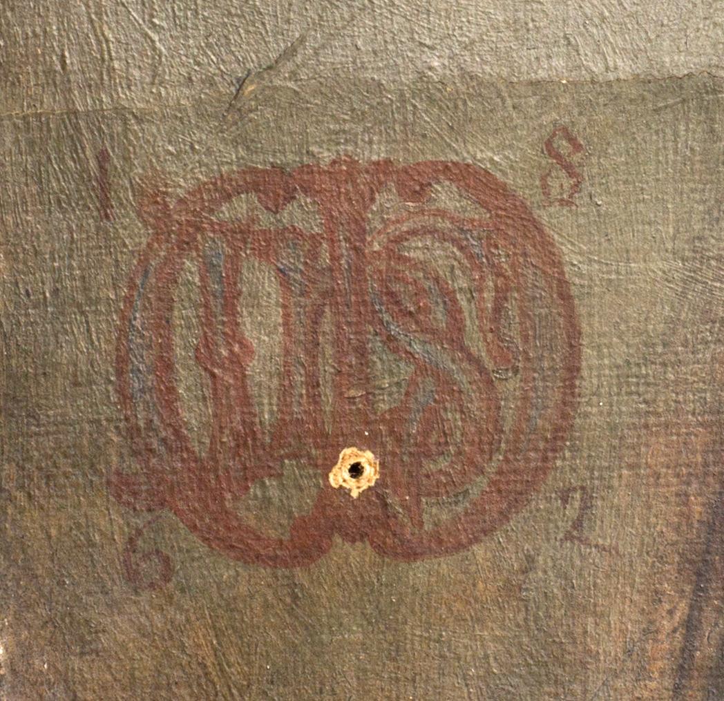 JOSHUA HARGRAVE SAMS MANN, oil on canvas signed and dated 1862.