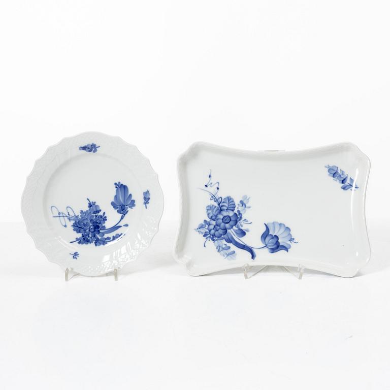 Royal Copenhagen, A 32-piece porcelain "Blue Flower" coffee service, Royal Copenhagen, Denmark.