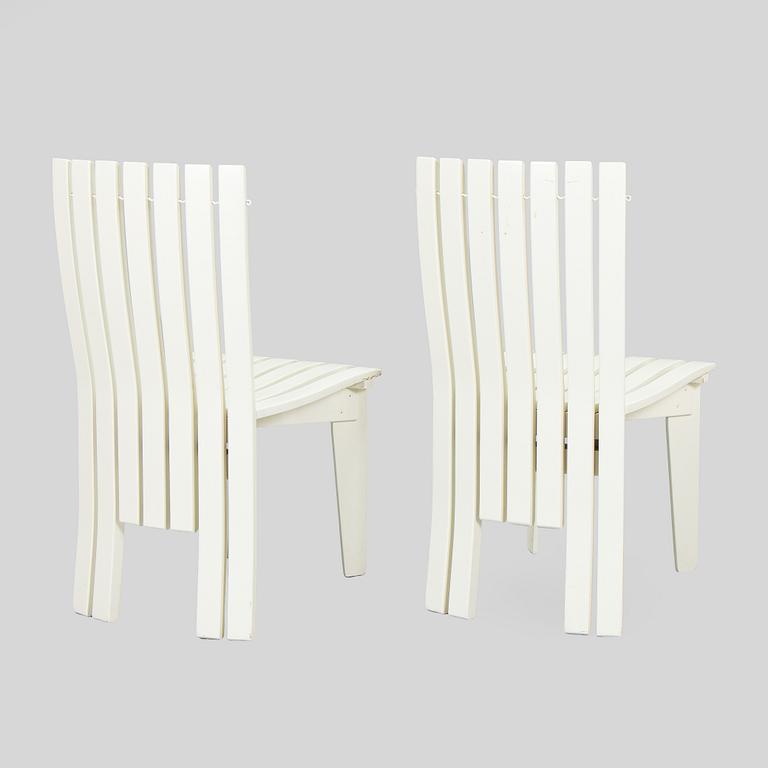 Alvar & Aino Aalto, trädgårdsmöblemang, 5 delar, "Aurinko"-serien, Artek 2000-tal.