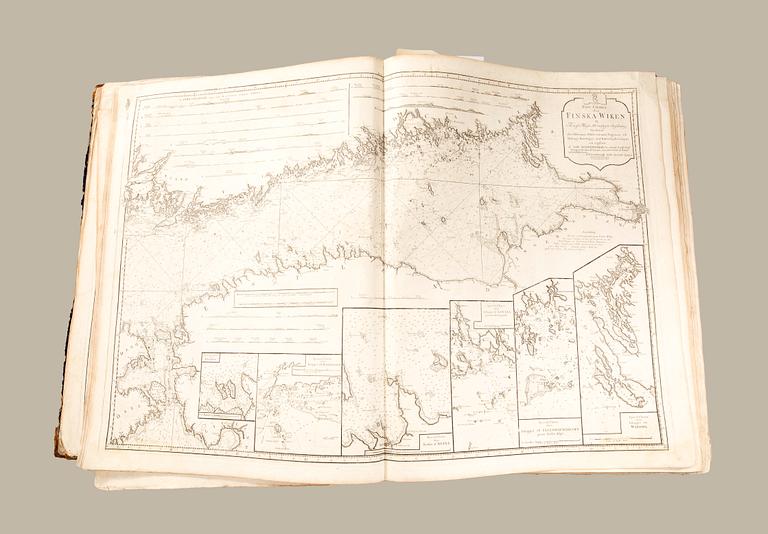 Gustaf af Klint, book, "Sweden's Maritime Atlas", 1797-1815.