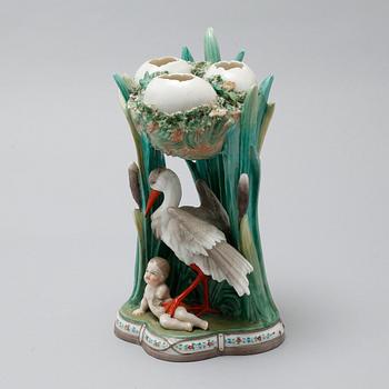 A porcelain table decoration from A.W.F Kister in Germany, around the year 1900.