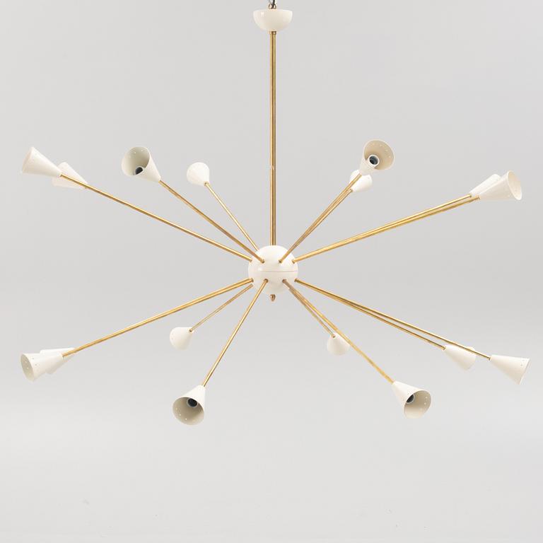 Ceiling lamp, "Sputnik", Luci Srl, Parma, Italy, contemporary production.