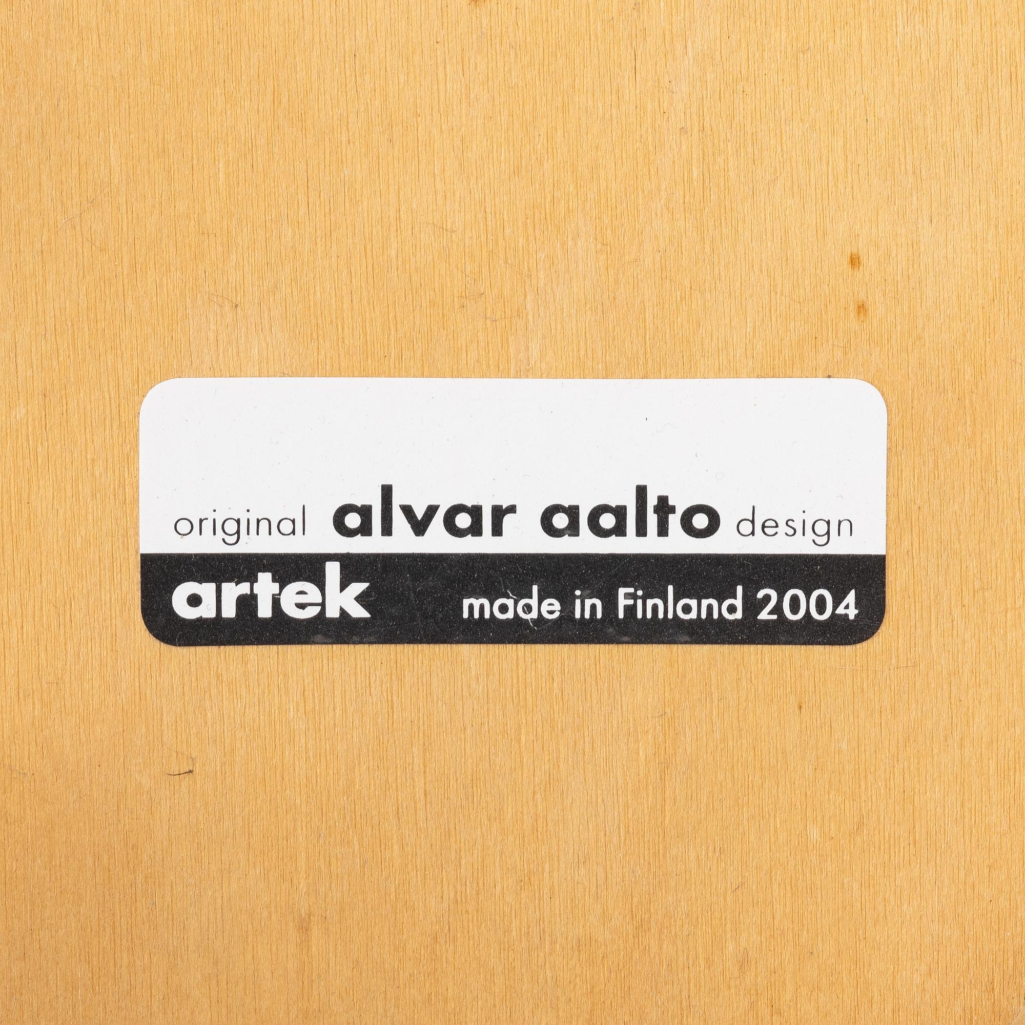 Alvar Aalto, children's chairs, 4 pcs, Artek, Finland.