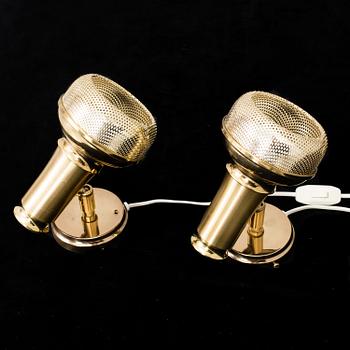 A pair of wall lights from OMI, Denmark, second half of the 20th Century.