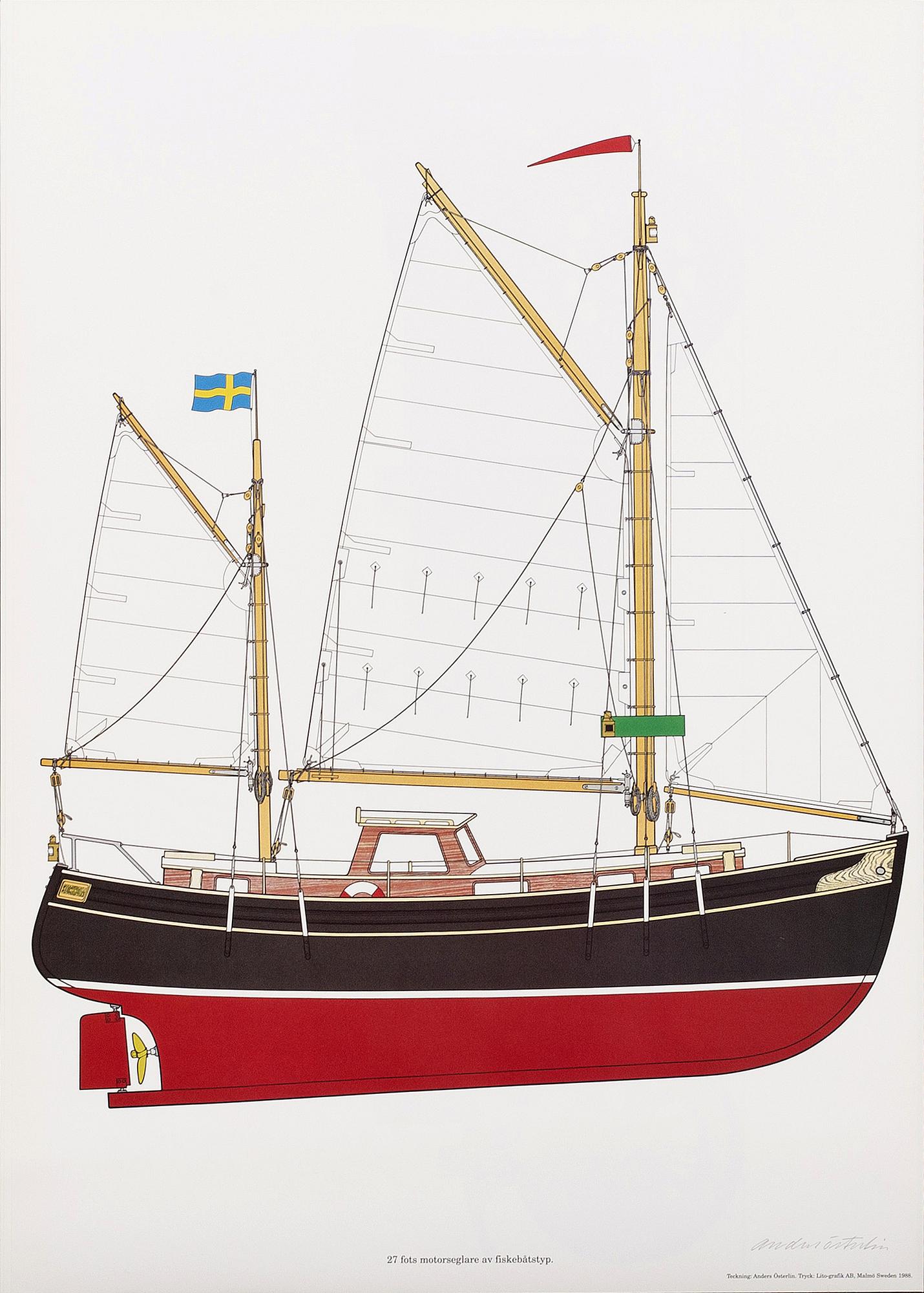Anders Österlin, a portfolio with 8 signed posters.
