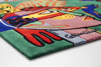 BEVERLOO CORNEILLE, after, tapestry rug, hand-tufted wool, c. 200 x 280 cm, numbered 20/125.