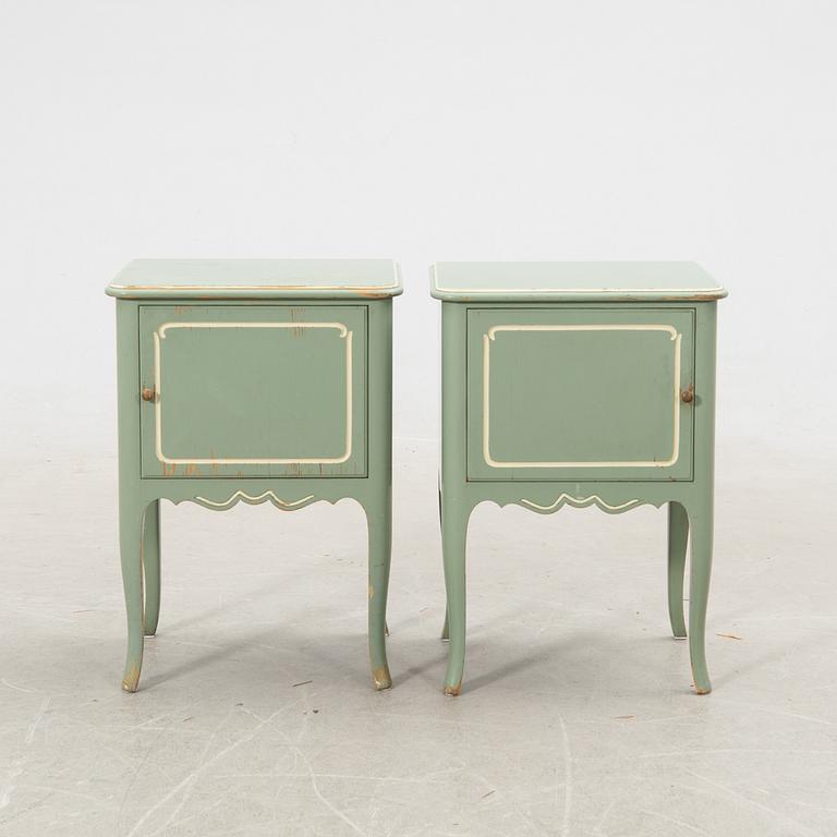 Axel Einar Hjorth, Bed and bedside tables, a pair "Ängby" Nordiska Kompaniet (NK) 1931/32.