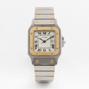 Cartier, Santos, wristwatch, 29 x 29 (41) mm.