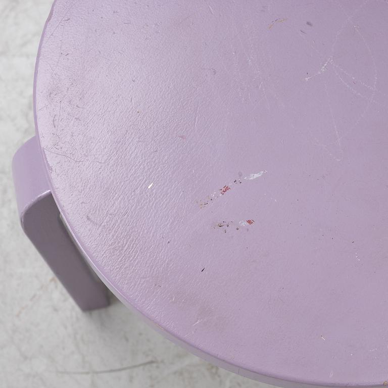 Table, Gärsnäs, and a pair of No. 65 children's chairs by Alvar Aalto.