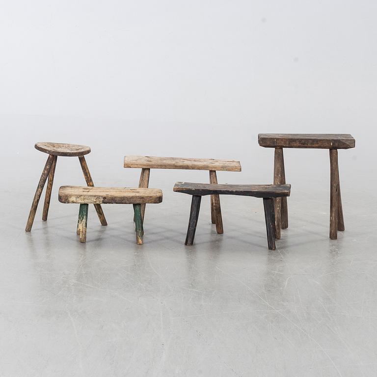 PALLAR, 5, st, allmoge, omkring 1900.