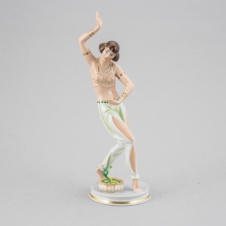 GUSTAV OPPEL, figurin, porslin, art déco, Rosenthal, 1930-tal.