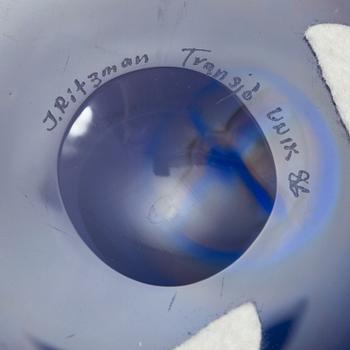 JAN-ERIK RITZMAN, skålfat, Transjö, unik, 1986.