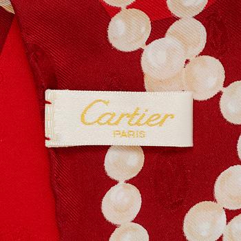 Cartier, scarf.