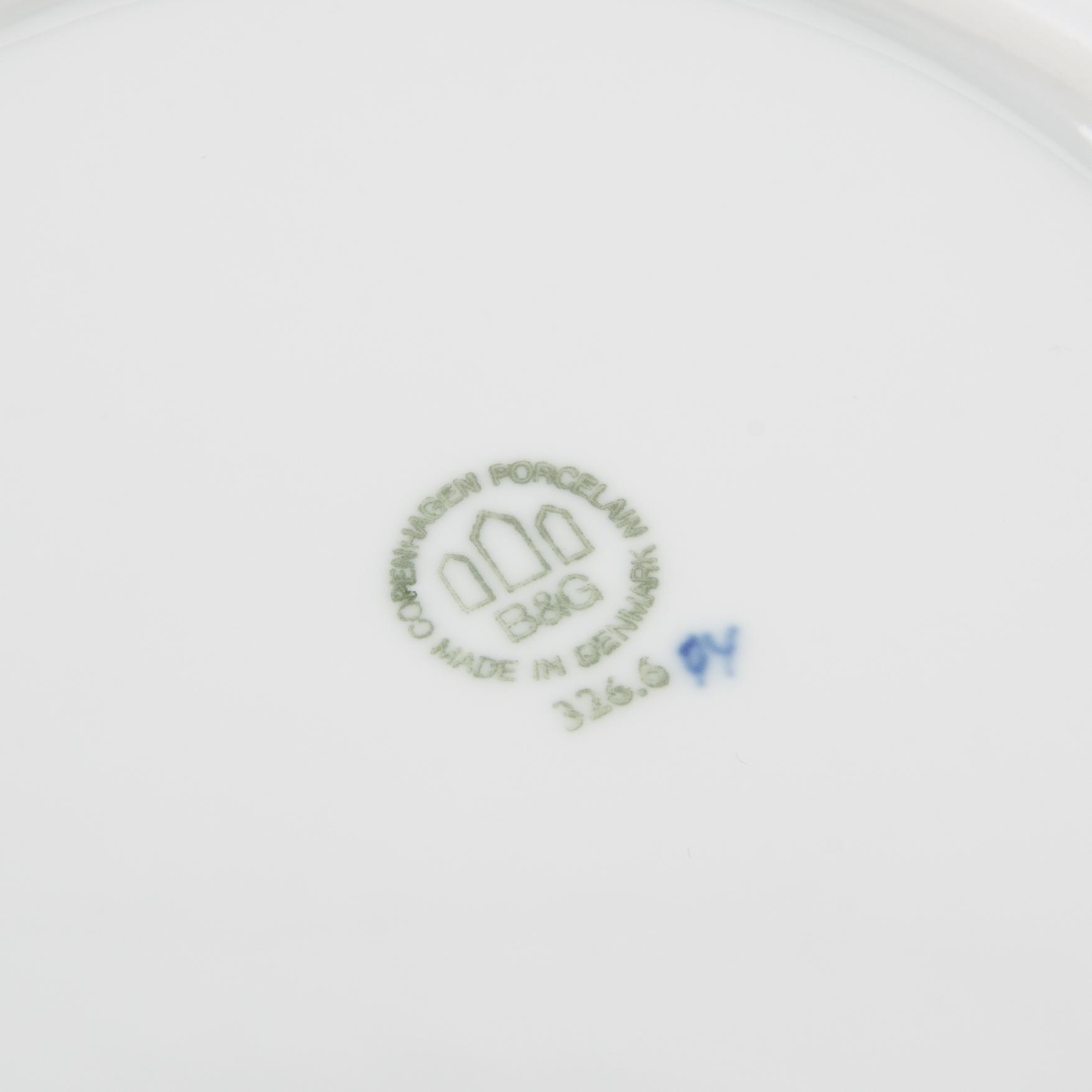 Harriet Bing, service, 30 pieces, "Empire", Bing & Grøndahl, Denmark.