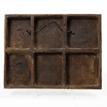 Hans Hedberg, a ceramic wall relief, Biot, France.