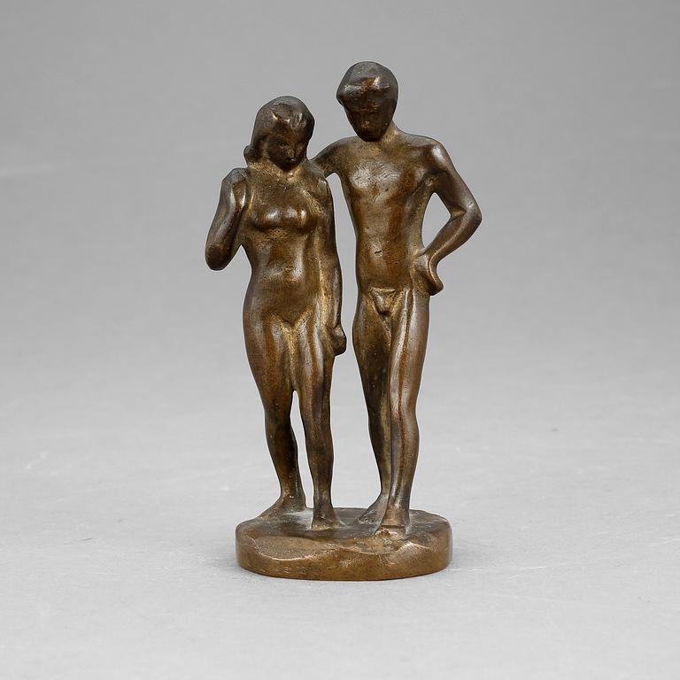 OKÄND KONSTNÄR, Skulptur, brons, signerad G. v. B.