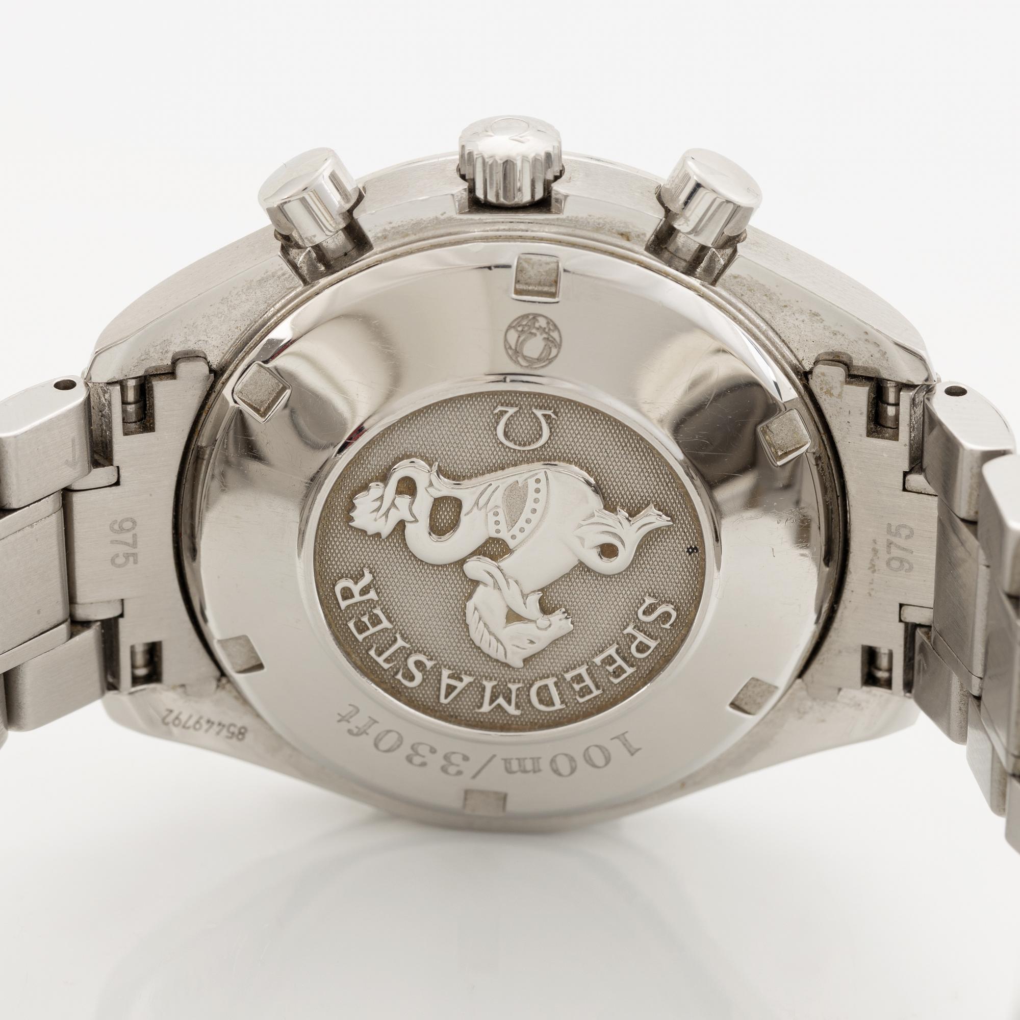 Omega, Speedmaster, Date, chronograph, wristwatch, 40 mm.