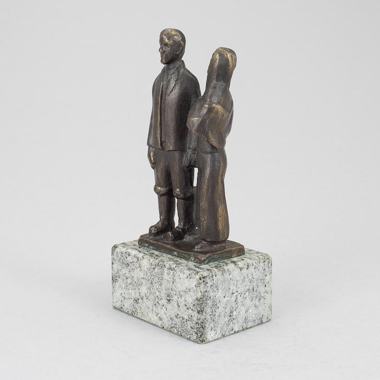 AXEL OLSSON, skulptur, brons, signerad.