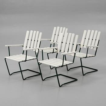 Arthur Lindqvist, dining group, 5 pieces, Grythyttan.