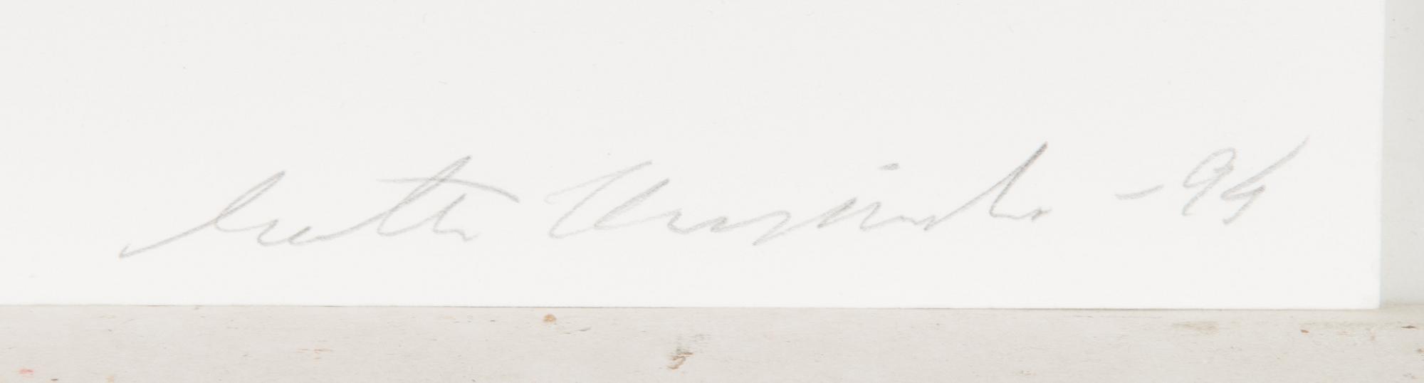 Portfolio of ten serigraphs, signed and dated -94, numbered EA 14/50.