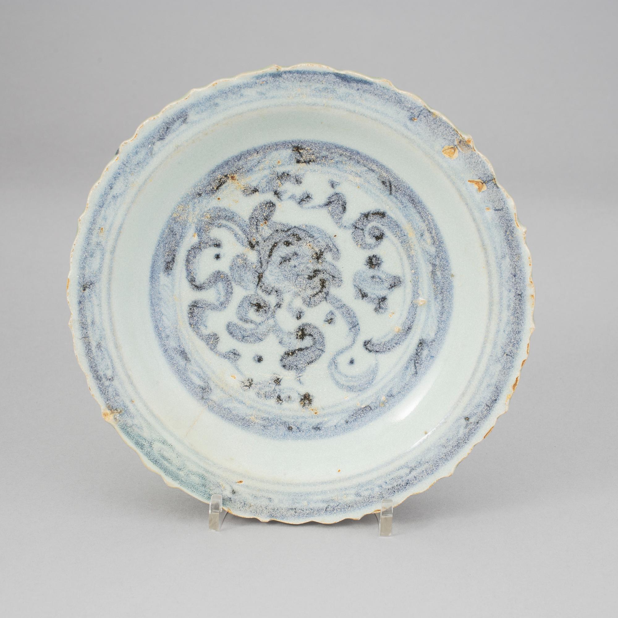 SKÅLFAT, porslin, Kina, Mingdynastin, Wanli (1573-1620).