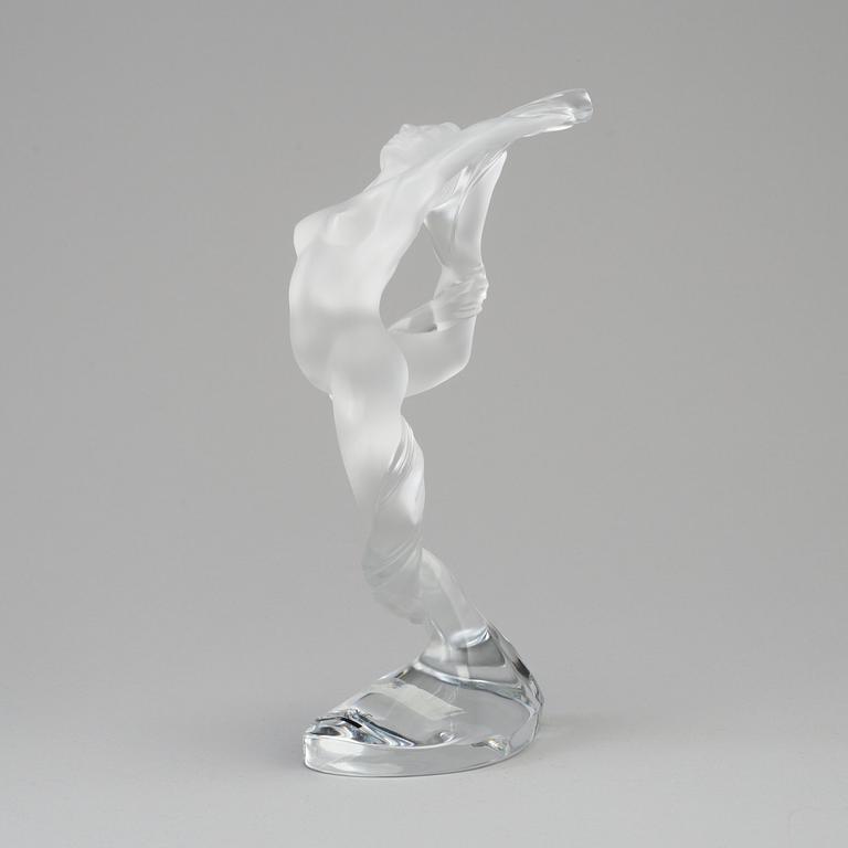 A glass figurine from Lalique, France, late 20th century.