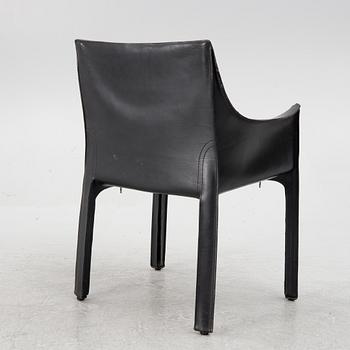 Mario Bellini, a '413 CAB' armchair, Cassina, Italy.