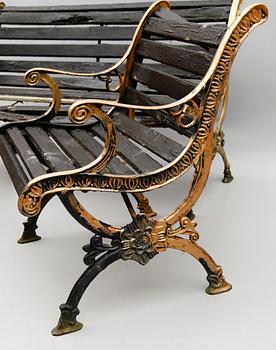 TRÄDGÅRDSMÖBEL, 3 delar, 1900-talets andra hälft.