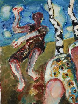 BERTA HANSSON, oil on canvas, signed and dated -80 on verso.