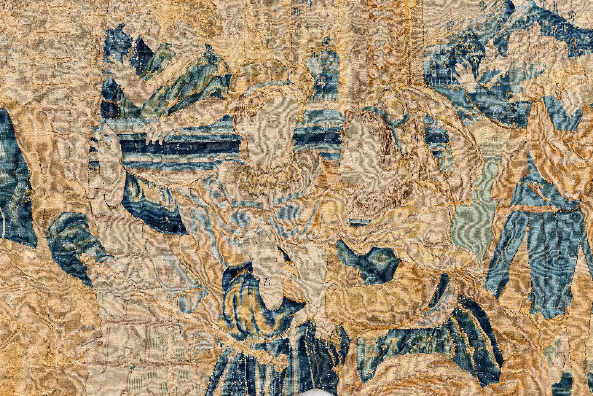 Vävd tapet, gobelängteknik, ca 256 x 313 cm, 1600-talets andra hälft.