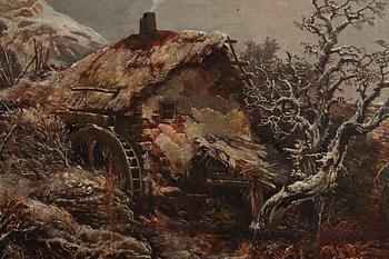 CHARLES BRANWHITE, olja på duk, osign.