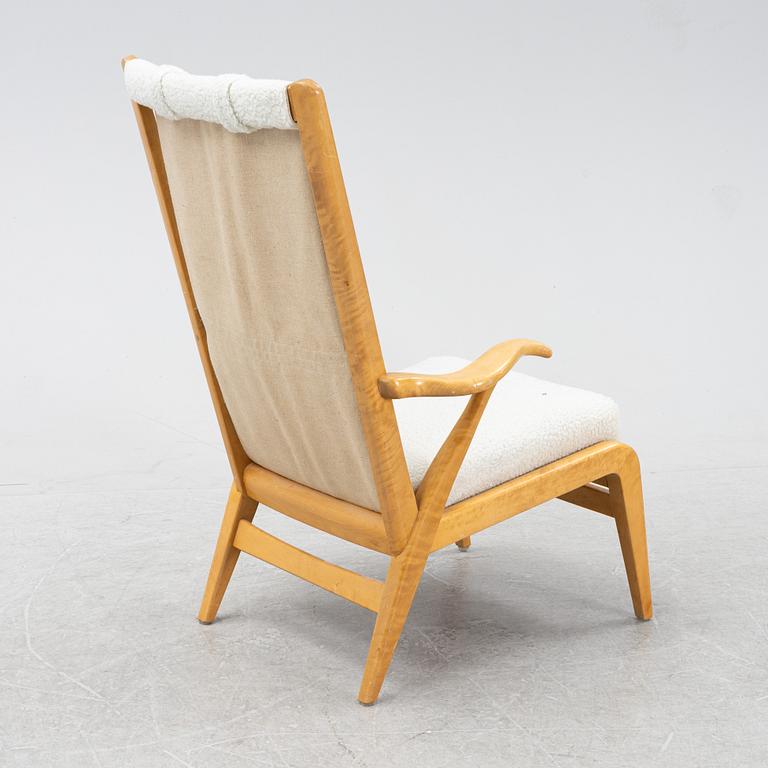 A Swedish Modern easy chair, Axel Larsson, Svenska Möbelfabrikerna Bodafors, 1940s.