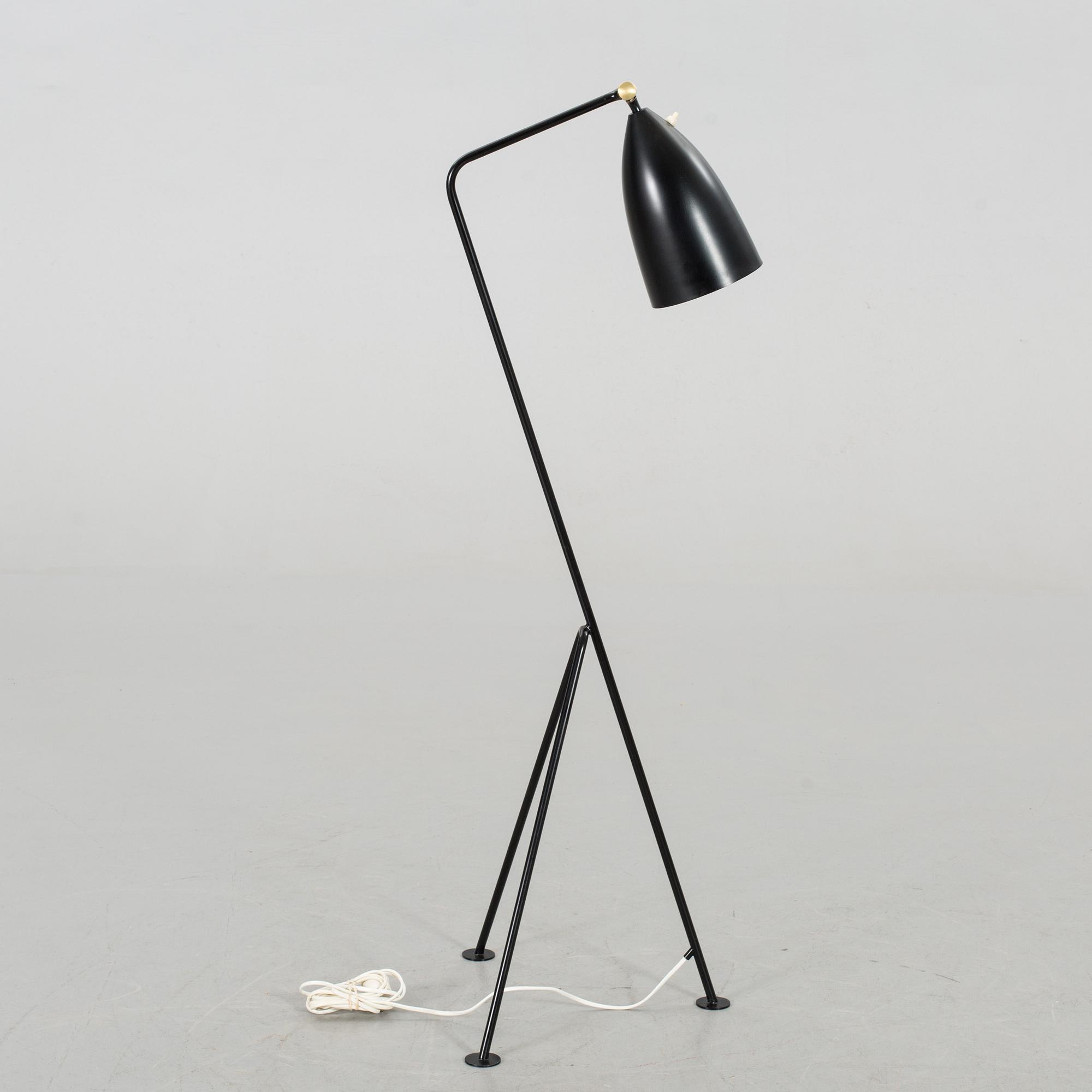 GRETA GROSSMAN, golvlampa, "Grasshopper", Bergbom, 1900-talets mitt,