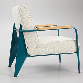 Jean Prouvé, a pair of "Fauteuil de Salon" armchairs, Vitra.