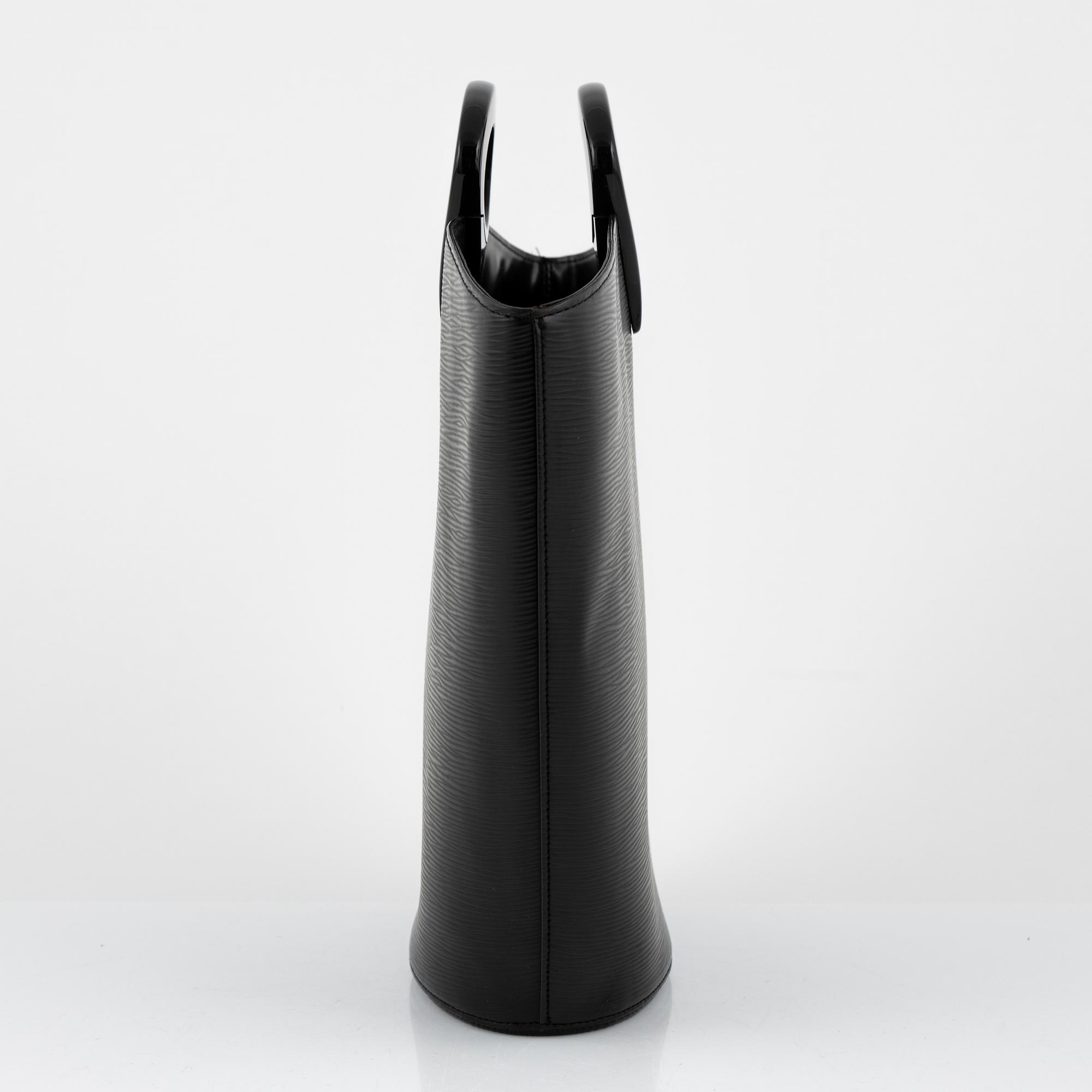 Louis Vuitton, a black epi "Noctambule" tote bag.