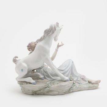 FIGURIN, porslin, Lladro, Spanien, 1900-tal.