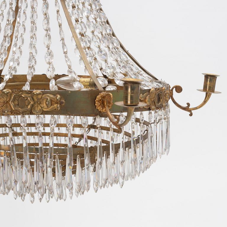 An Early 19th Century Empire Chandelier.
