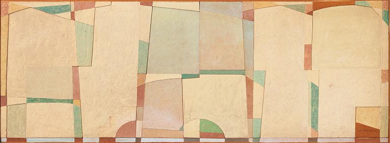 Axel Olson, Sketch for the theater in Halmstad.