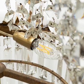 Ljuskrona, oscariansk, omkring år 1900.