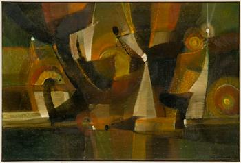 Tapio Soukka, oil on canvas, signed and dated -72.